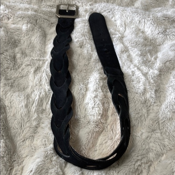 Black suede belt - Picture 2 of 4